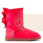 UGG Kids Bailey Bow RED