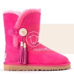 UGG Bailey Button Charms Fuksia