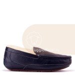 UGG Moccasins Ascot For Men Navy Leather