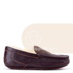 UGG Moccasins Ascot For Men Chocolate Leather