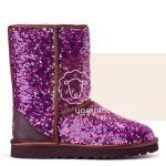 UGG Classic Short Sparkles Camo Purple