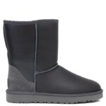 UGG Classic Short Metallic Grey