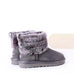 UGG Classic Mini Fluff Quilted Grey