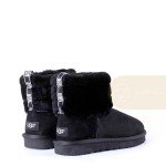 UGG Classic Mini Fluff Quilted Black