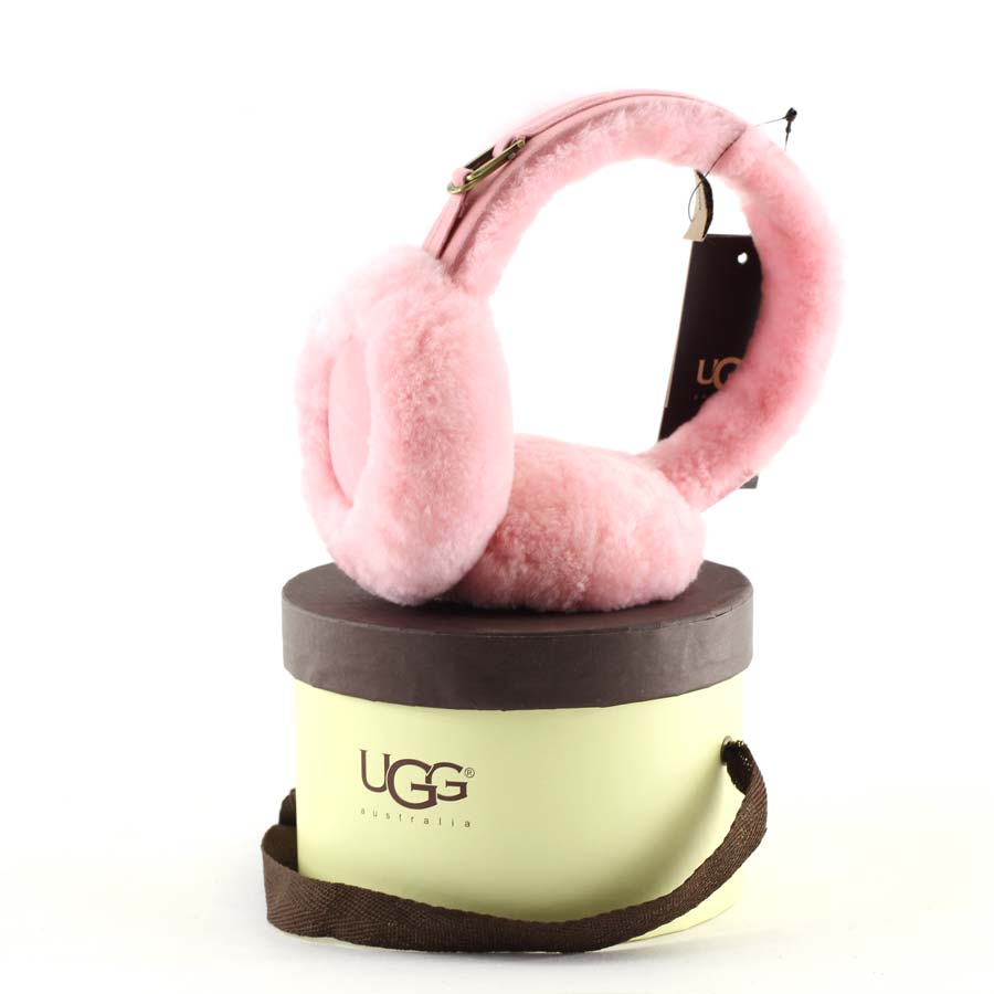 Купить UGG Earmuff Pink в Москве наушники из овчины