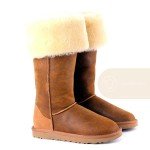 UGG Boots Over Knee II Bailey Button Bomber Chestnut