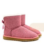 UGG Bailey Bow Mini Sparkle Boot Pink