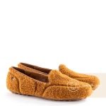 UGG Moccasins Hailey Fluff Loafers Chestnut