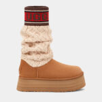 UGG Classic Sweater Letter Chestnut