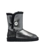 UGG Kids Bailey Button I Do Black