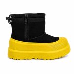 UGG Kids Hybrid Mini Zip Black Summer Wheat